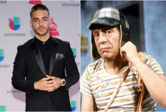 Es furor: Mirá este vídeo de Maluma rapeando con el Chavo del 8 (VIDEO)