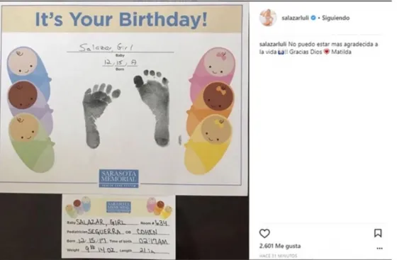 Conocé a Matilda, la hija de Luciana Salazar