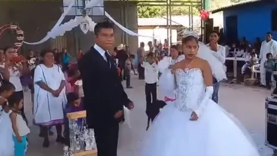 Tristeza: El video de un casamiento arreglado es furor en internet  