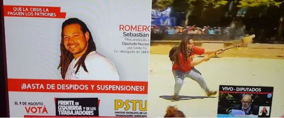 Precandidato a diputado nacional, a los tiros con un arma tumbera. Video