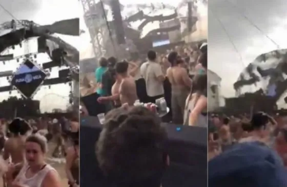 Dj famoso muere aplastado en pleno show. VIDEO