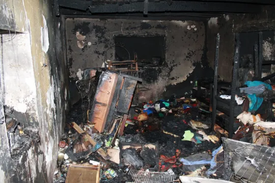 Orán: Se incendió una casa pre fabricada