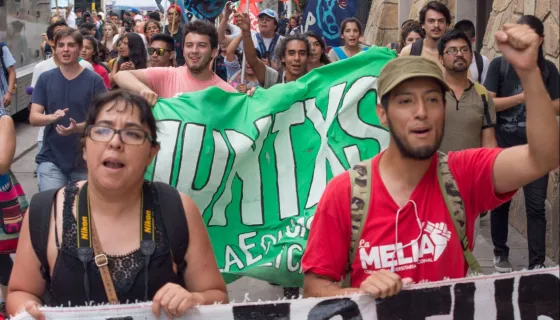 Pase libre: Estudiantes marchan hoy a la AMT