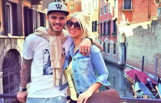 Icardi compartió una foto de Wanda para el infarto