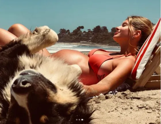 La China Suárez  pasó Navidad en las playas chilenas. FOTOS