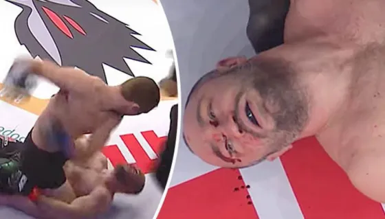 Durísimo KO: Un luchador fue resucitado en el octágono . Video