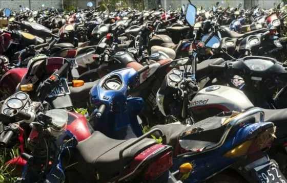 Rematarán 1540 motocicletas en la ciudad