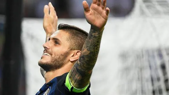 Icardi y un desnudo que dejó a todos con la boca abierta