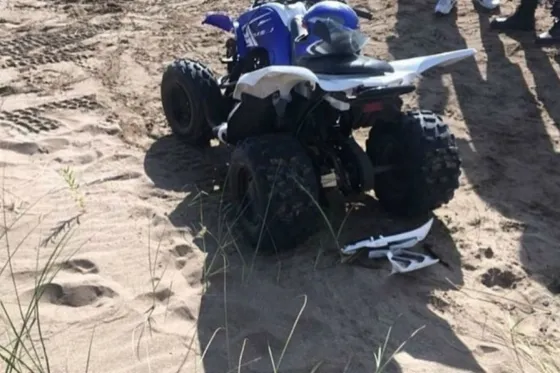 Murió un nene de 7 años al chocar con el cuatriciclo