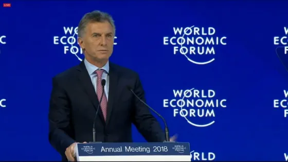 Macri habló en el Foro Económico de Davos. VIDEO