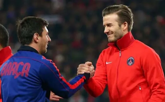 Con un divertido video, Messi felicitó a Beckham