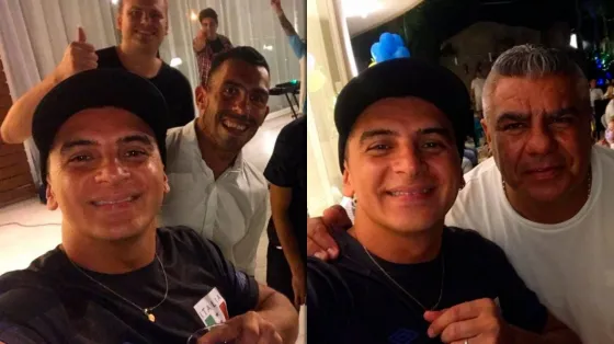 Tevez festejó su cumpleaños con amigos y una presencia polémica: “Chiqui” Tapia