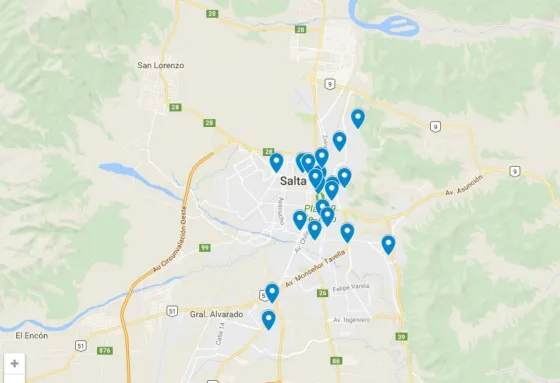 La Municipalidad puso a disposición un mapa digital para acercar donaciones