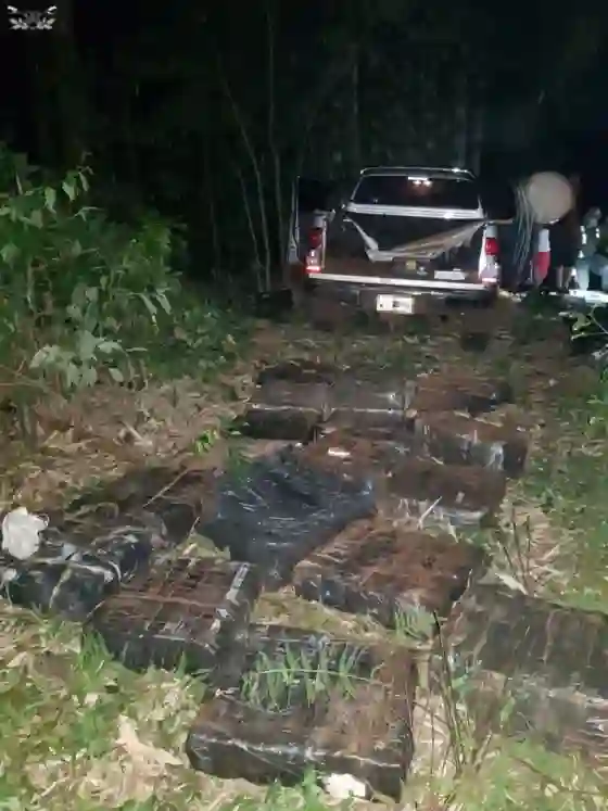 Increíble hallazgo: Abandonaron más de 2 mil kilos de marihuana