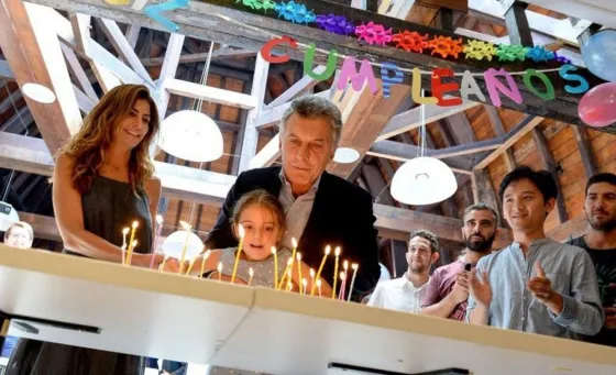 Mirá como festejó Macri su cumpleaños 59