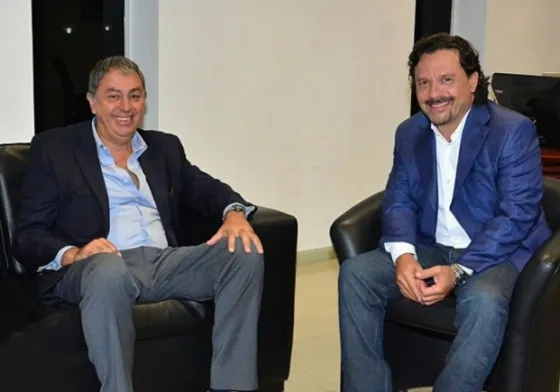 Sáenz recibió al senador Rodolfo Urtubey