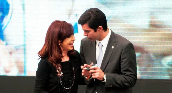 Cristina Fernández de Kirchner, ex presidenta junto a Juan Manuel Urtubey, gobernador de Salta