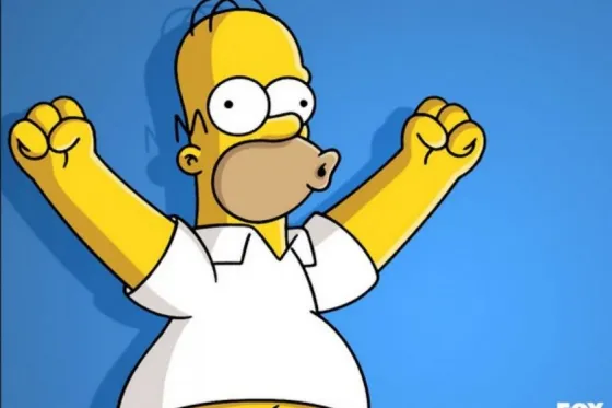 Homero Simpson sorprendió a los pasajeros Aerolíneas Argentinas