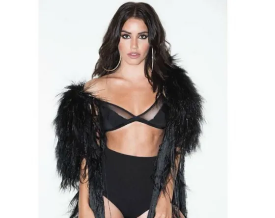 Lali también saludó tiernamente a su novio por el Día de San Valentín. FOTO