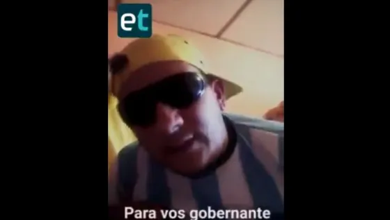 El rap de "El Narigón" es furor en las redes. Video