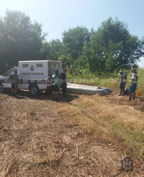 Búsqueda desesperada de un niño en el Río Bermejo