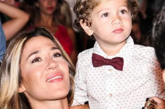 Mirá el golpe que se dieron Jimena Barón y su hijo