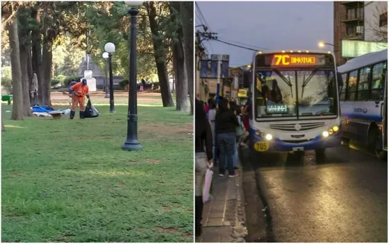 Pese a la marcha de la CGT, garantizan los servicios de limpieza y transporte público