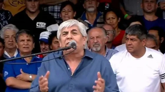 Hugo Moyano: "No tengo miedo de ir preso, no tengo miedo de que me maten"