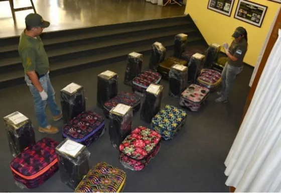 Encuentran cocaína en “valijas diplomáticas”