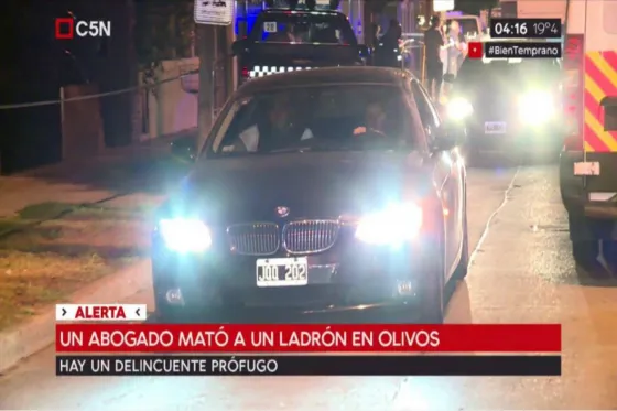 Abogado mató a un ladrón cuando intentaba robarle el auto