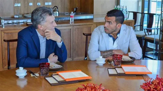 Tévez salió a bancarle los trapos a Macri