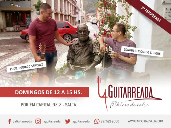 La Guitarreada inicia su novena temporada en Fm Capital