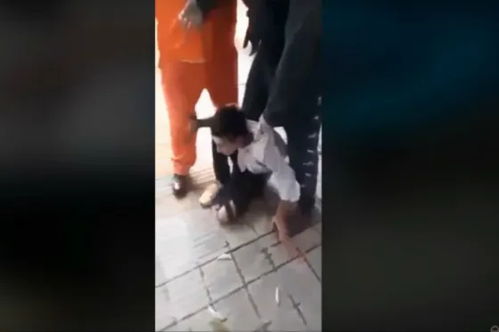 Atraparon un ladrón y casi le cortan los dedos. VIDEO