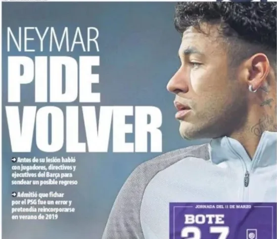 ¿Neymar vuelve al Barcelona?