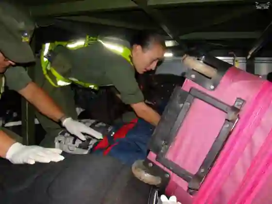 Un transporte de larga distancia llevaba más de 40 kilos de drogas