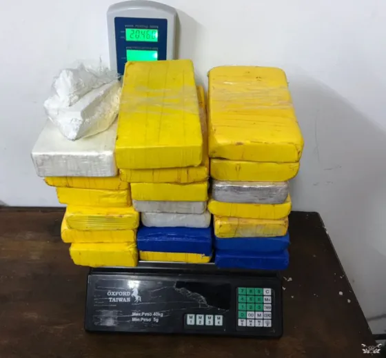 Transportaban más de 20 kilos de cocaína en un remis