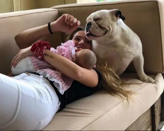 El tiernisimo video de La China con Magnolia