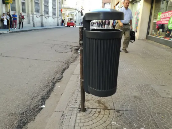Habrá 201 cestos de basura nuevos en el macrocentro
