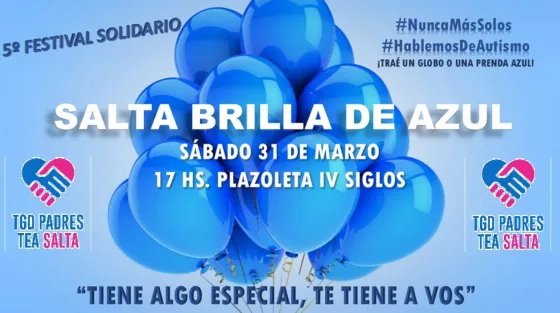 El 31 de marzo Salta brilla de Azul