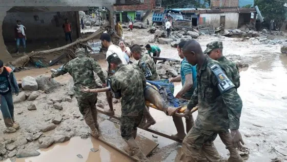 Tragedia en Colombia: un alud dejó al menos 150 muertos y cientos de desaparecidos