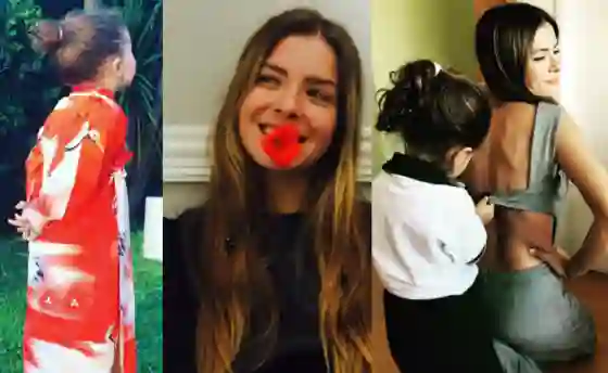 La China Suárez mostró el cambio de look de su hija