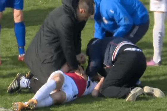 Murió un futbolista croata en pleno partido