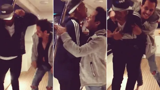 Viral: Will Smith aprende a bailar con Marc Anthony (VIDEO)