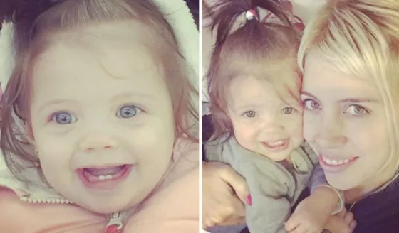 Para morir de ternura: Wanda Nara publicó un video de su hija
