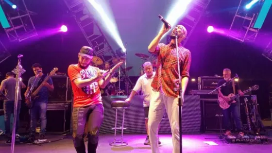 Abel Pintos y Ulises Bueno la rompieron en el Luna Park. Video