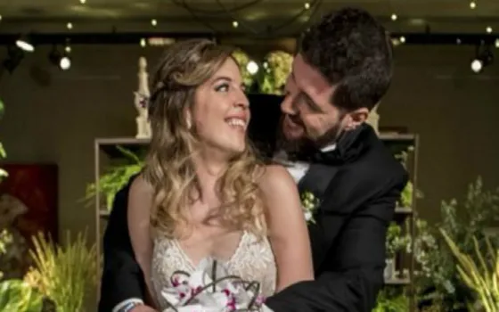 Dalma compartió una foto recién casada y con el vestido de novia