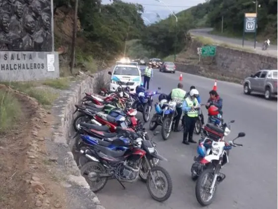 ¿Cuántas motos fueron secuestradas por alcoholemia positiva?