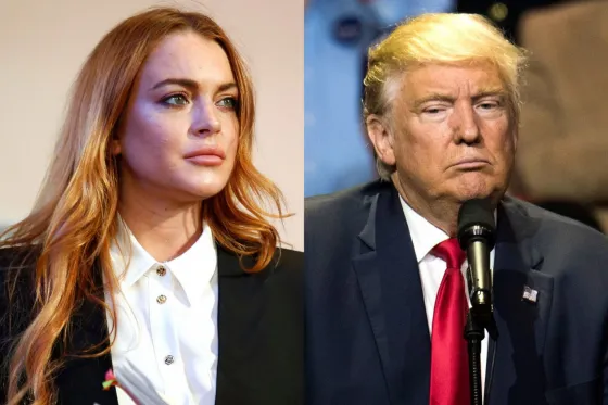 Lindsay Lohan ofrece apoyo legal a Donald Trump