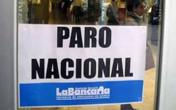 Hoy no hay bancos en todo el país