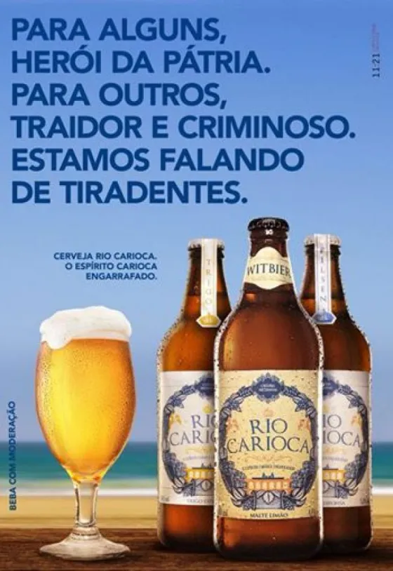 Una cerveza brasilera usó la encarcelación de Lula para promocionarse